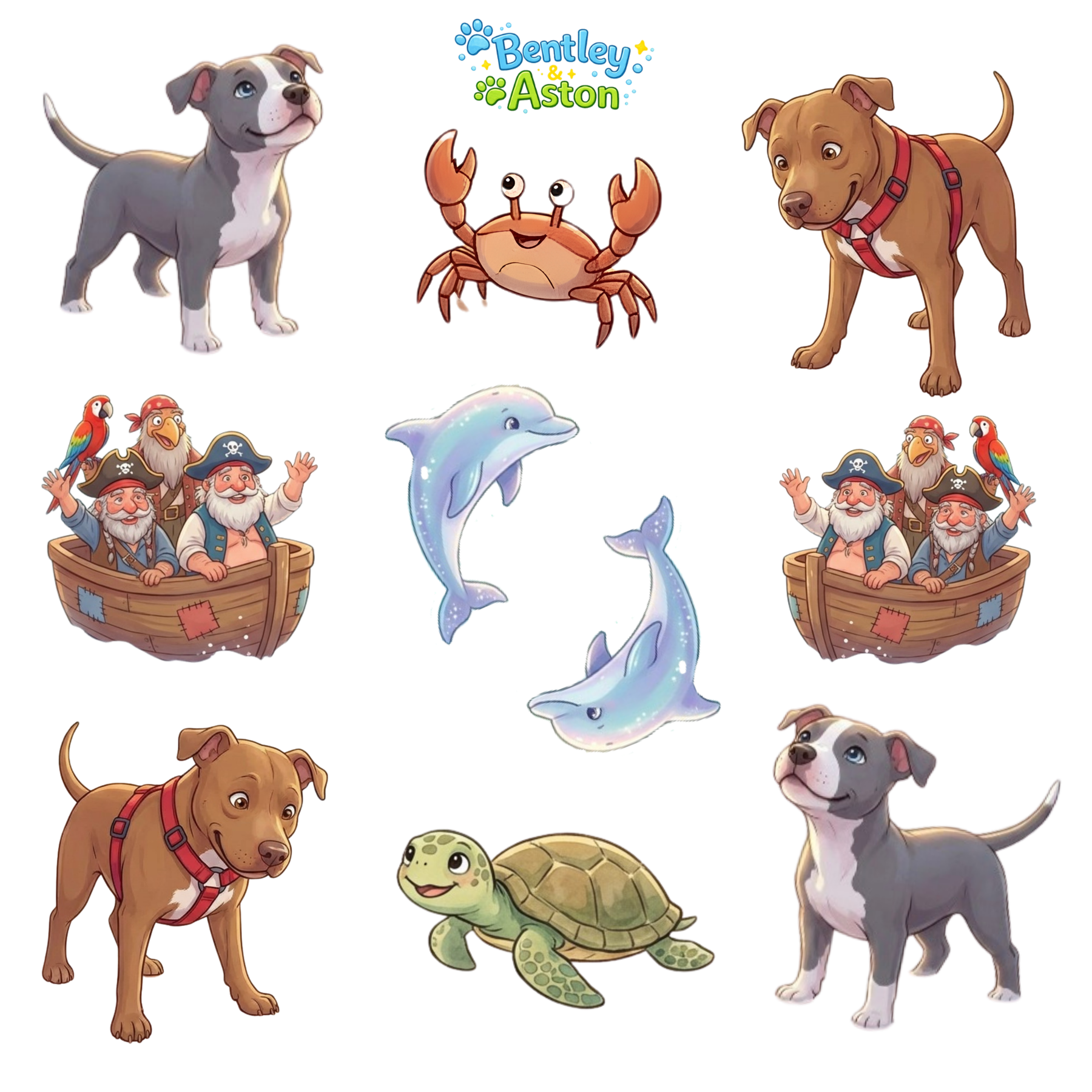 Bentley & Aston Sticker Sheet